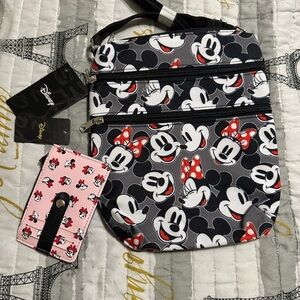 Disney Mickey and Minnie Mouse Crossbody Bag